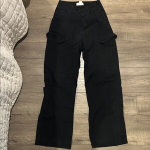 H&M Charcoal Utility Trousers